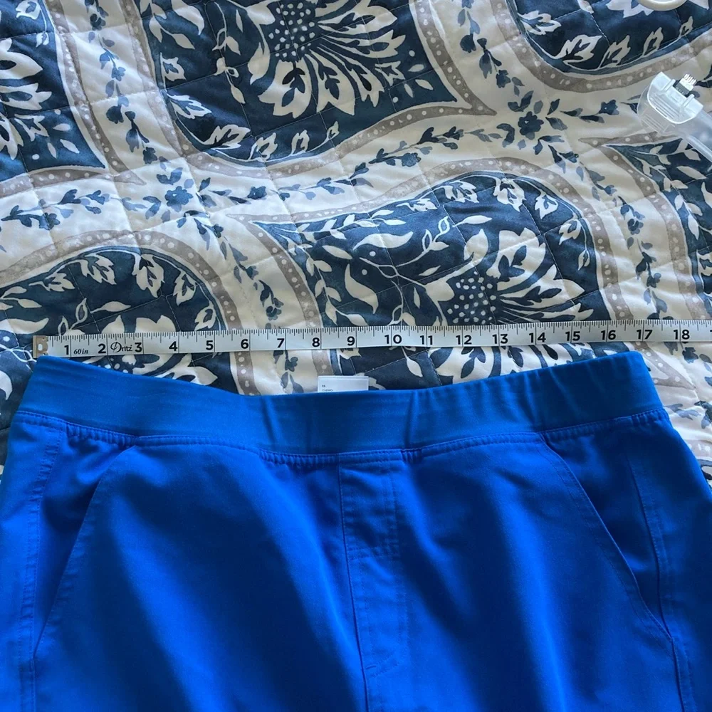 Figs Axim Cargo Scrub Pants Royal Blue Men Size L/S